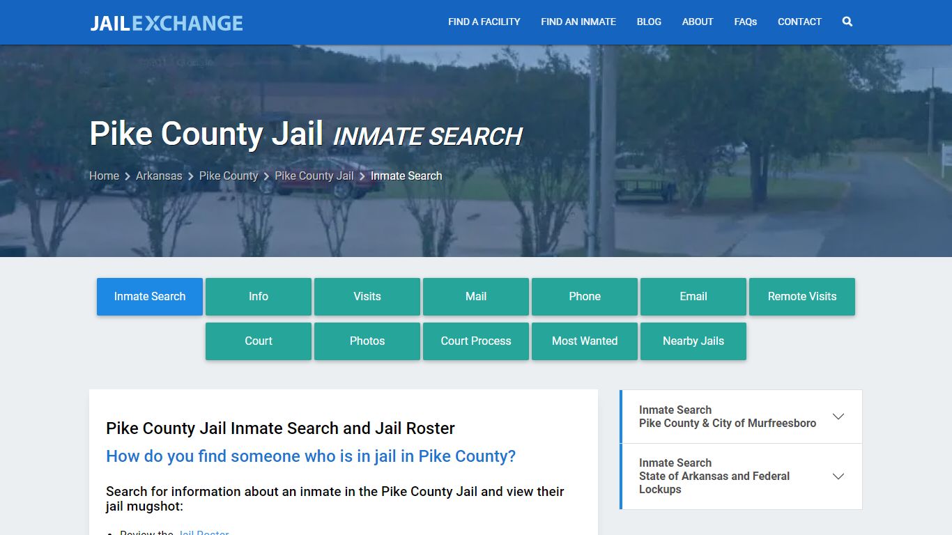 Inmate Search: Roster & Mugshots - Pike County Jail, AR